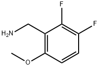 2,3-DIFLUORO-6-METHOXYBENZYLAMINE 구조식 이미지