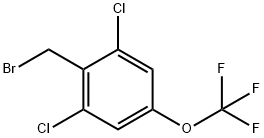 2,6-DICHLORO-4-(TRIFLUOROMETHOXY)BENZYL BROMIDE 구조식 이미지