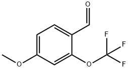 4-Methoxy-2-(trifluoromethoxy)benzaldehyde 구조식 이미지
