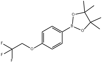 4-(2,2,2-Trifluoroethoxy)phenylboronic acid pinacol ester Structure