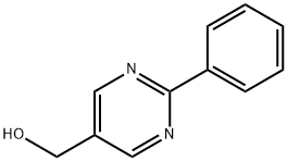5-(히드록시메틸)-2-페닐피리미딘 구조식 이미지