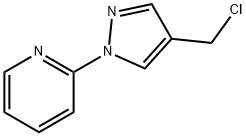 2-[4-(클로로메틸)-1H-피라졸-1-일]피리딘 구조식 이미지