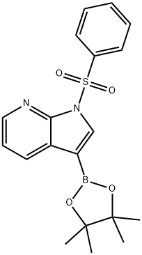 886547-94-0 1-(Benzenesulfonyl)-1H-pyrrolo[2,3-b]pyridine-3-boronic acid pinacol ester