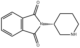 3-(R)-PIPERIDINYL PHTHALIMIDE HYDROCHLORIDE 구조식 이미지