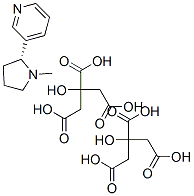 (S)-니코틴디시트레이트 구조식 이미지