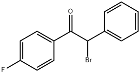 2-BROMO-2-페닐-1-(γ-플루오로페닐)-에타논 구조식 이미지