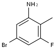 5-BroMo-3-플루오로-2-메틸아닐린 구조식 이미지