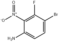 4-브로모-3-플루오로-2-니트로아닐린 구조식 이미지