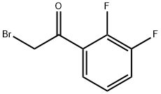 2-Bromo-2',3'-difluoroacetophenone, 2-Bromo-1-(2,3-difluorophenyl)ethan-1-one 구조식 이미지