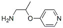 1-Propanamine,  2-(4-pyridinyloxy)- Structure