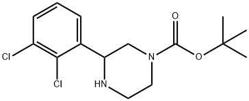 1-Boc-3-(2,3-dichlorophenyl)piperazine Structure