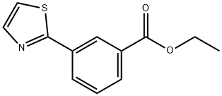 에틸3-(1,3-티아졸-2-일)벤조에이트 구조식 이미지