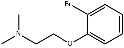 2-(2-DIMETHYLAMINOETHOXY)-브로모벤젠 구조식 이미지