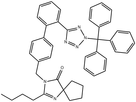 N-Triphenylmethyl Irbesartan Structure