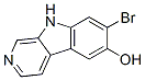 7-Bromo-9H-pyrido[3,4-b]indol-6-ol Structure