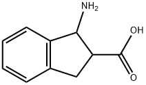 1H-Indene-2-carboxylic acid, 1-aMino-2,3-dihydro- Structure