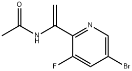 N-(1-(5-Bromo-3-fluoropyridin-2-yl)vinyl)acetamide Structure