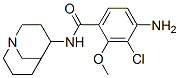 4-amino-N-(1-azabicyclo[3.3.1]non-6-yl)-3-chloro-2-methoxy-benzamide 구조식 이미지