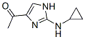 Ethanone, 1-[2-(cyclopropylamino)-1H-imidazol-4-yl]- (9CI) Structure