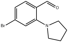 4-BroMo-2-(pyrrolidin-1-yl)benzaldehyde Structure