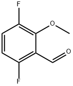 3,6-DIFLUORO-2-METHOXYBENZALDEHYDE Structure
