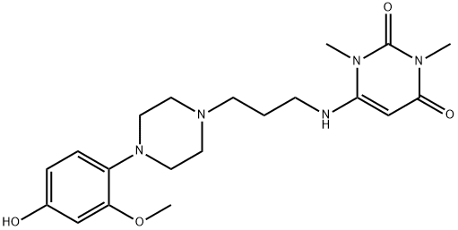 4-hydroxyurapidil Structure
