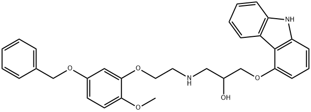 5'-BENZYLOXY-CARVEDILOL Structure