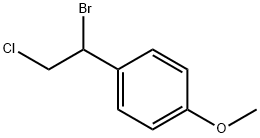 p-(1-BroMo-2-클로로)에틸아니솔단종 구조식 이미지