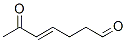 4-Heptenal, 6-oxo- (9CI) Structure