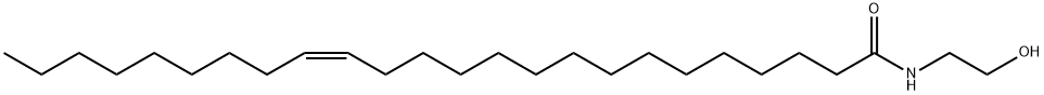 (15Z)-N-(2-Hydroxyethyl)-15-tetracosenaMide Structure