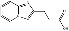 3-imidazo[1,2-a]pyridin-2-ylpropanoic acid(SALTDATA: 0.35H2O) Structure