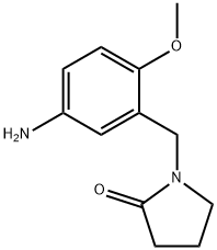 1-(5-amino-2-methoxybenzyl)pyrrolidin-2-one Structure
