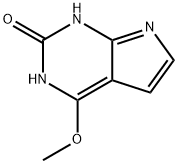 2-HYDROXY-6-METHOXY-7-DEAZAPURINE Structure