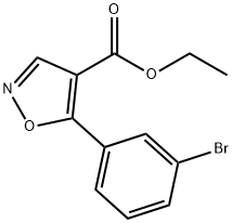 4-이속사졸카르복실산,5-(3-브로모페닐)-,에틸에스테르(9CI) 구조식 이미지