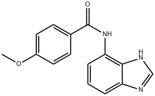 N-(3H-BENZOIMIDAZOL-4-YL)-4-METHOXY-BENZAMIDE Structure