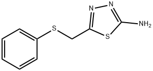5-[(phenylthio)methyl]-1,3,4-thiadiazol-2-amine Structure
