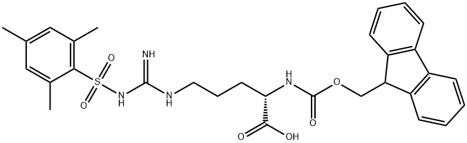 FMOC-ARG(MTS)-OH Structure