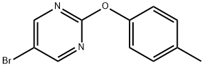 5-BROMO-2-(P-TOLYLOXY)PYRIMIDINE Structure