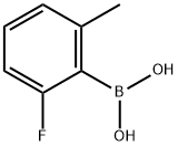 2-Fluoro-6-methylphenylboronic acid Structure