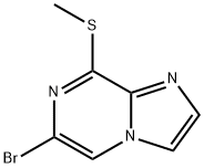 6-BROMO-8-(METHYLTHIO)IMIDAZO[1,2-A]PYRAZINE Structure