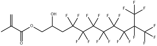 3-(PERFLUORO-7-METHYLOCTYL)-2-HYDROXYPROPYL METHACRYLATE Structure