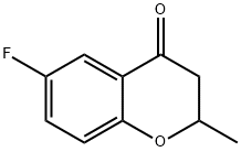 6-FLUORO-2-METHYL-4-CHROMANONE Structure