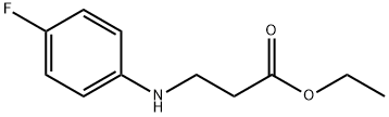 N-(Ethoxycarbonyl)ethyl-4-fluoroaniline Structure