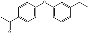 1-[4-(3-ETHYL-PHENOXY)-PHENYL]-ETHANONE Structure