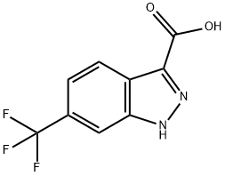 6-(TRIFLUOROMETHYL)-1H-INDAZOLE-3-CARBOXYLIC ACID Structure