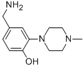 4-AMINOMETHYL-2-(4-METHYL-PIPERAZIN-1-YL)-PHENOL Structure