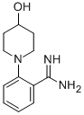 2-(4-HYDROXY-PIPERIDIN-1-YL)-BENZAMIDINE Structure