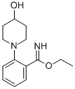 2-(4-hydroxy-piperidin-1-yl)-benzimmidic acid ethyl ester Structure