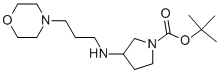 1-BOC-3-(3-MORPHOLIN-4-YL-PROPYLAMINO)-PYRROLIDINE Structure