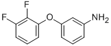 3-(2,3-DIFLUORO-PHENOXY)-PHENYLAMINE Structure